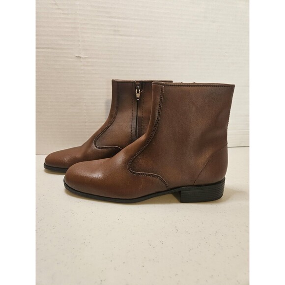 Ranchero Mens Brown Boots Made In Spain Leather Upper 246470 183 Round Toe 11 - Picture 1 of 11